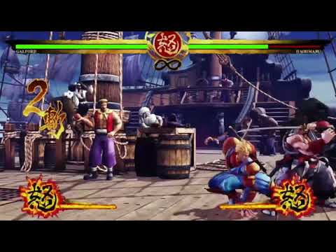 Samurai Shodown Galford Crazy Reset and Mixups Combos Come Check out my Channel Its Awesome