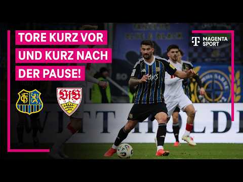 1. FC Saarbrücken - VfB Stuttgart II, Highlights mit Live-Kommentar | 3. Liga | MAGENTA SPORT
