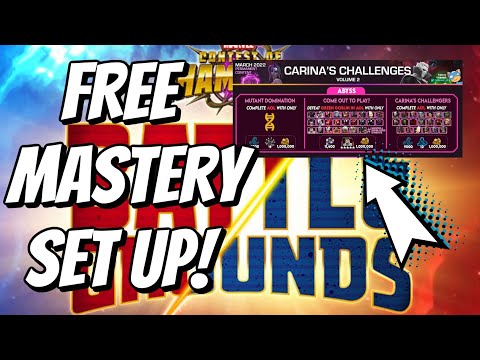 Free Mastery Set Up! Time to grind - Don't do Abyss challenges till this date - MCOC