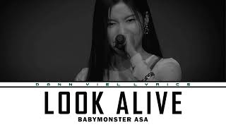 BABYMONSTER (#4) ASA - LOOK ALIVE (Color Coded Lyrics)
