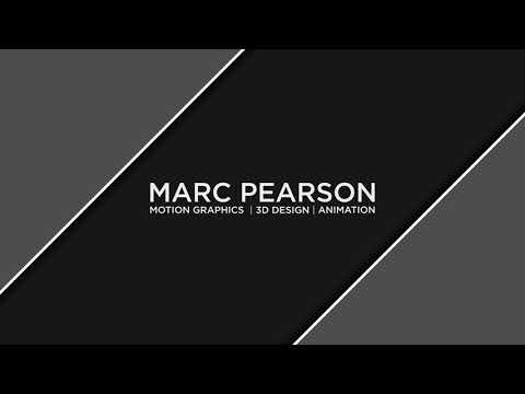 Marc Pearson - Motion Graphics, 3D Design & Animation