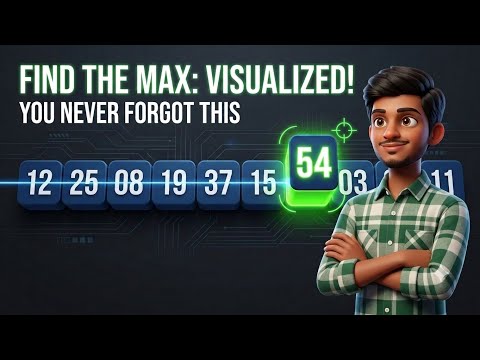 Find Maximum Element In An Array Visualized In Python