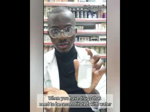 MIXING POWDERED SUSPENSION