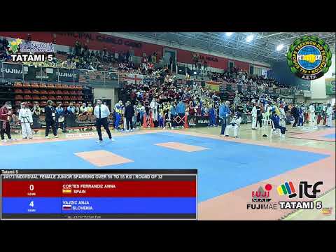 Taekwondo ITF European Championships 🥋[ España - Slovenia ] Combate Junior femenino #2021