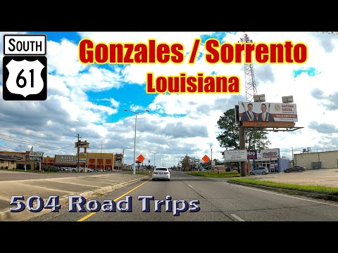 Road Trip #806 - US-61 S - Louisiana Mile 57-40 - Gonzales / Sorrento