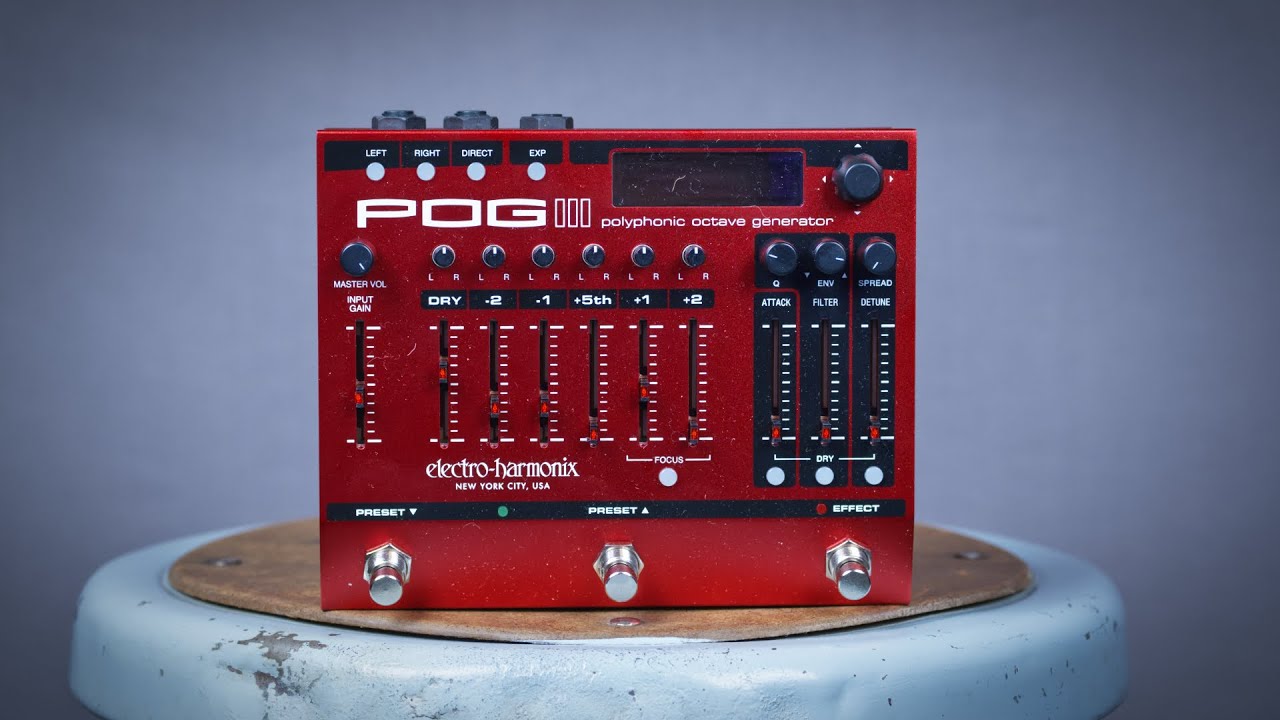 EHX POG3: Polyphonic Octave Generator of Your Dreams - YouTube