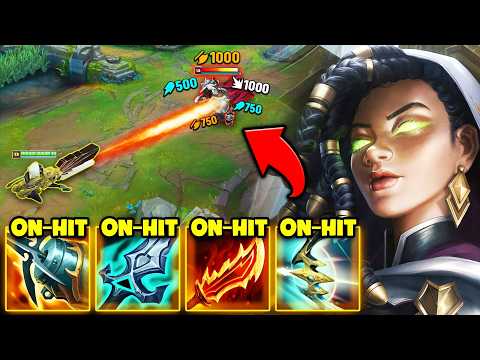 When Senna stacks on-hit items her gun becomes a Plasma Rifle... (1 AUTO = 1 KILL)