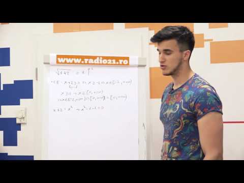Cum se rezolva ecuatiile irationale?  | Matei Teodorescu
