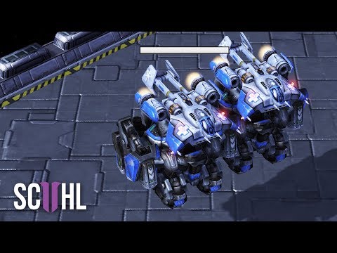 EPIC LATEGAME MECH VS ZERG - Starcraft 2: Special vs Cham