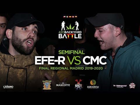 EFE-R vs CMC. SEMIFINAL. Final Regional Madrid 2020. 420 Backyard Battle