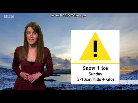 Alex Osbourne BBC ONE Points West weather January 23rd 2021 in HD! - 60 FPS