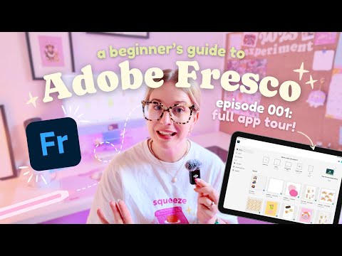 How to get started with Adobe Fresco ✨ Tips for Beginners Ep. 1: 2025 Full App, Brushes + Tools Tour