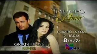 Triunfo del Amor Promo Gran Final Univision