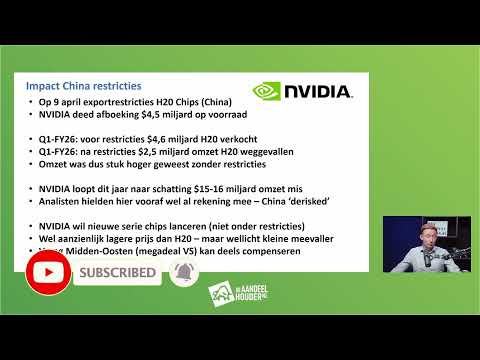 Solide NVIDIA cijfers ondanks China restricties
