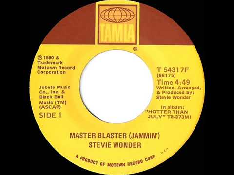 1980 HITS ARCHIVE: Master Blaster (Jammin’) - Stevie Wonder (a #1 record--stereo 45 single version)