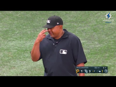 Pirates Manager Ejected Arguing Uncalled Pitch Clock Violation, F-Bombs Drop, 3rd Base Ump Taunts