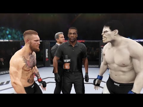McGregor vs Grey Hulk (EA Sports UFC 2)