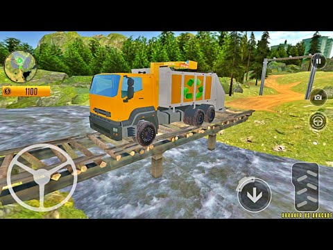 Offroad Garbage Truck Driving & Parking - New Trash Vehicle Unlocked - New Android Gameplay