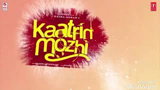 Kaatrin mozhi ... My lyric....