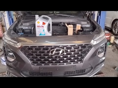 How to change hyundai santa fe oil filter