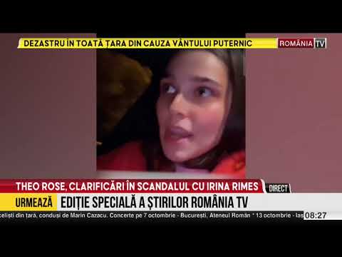 Irina Rimes i-a pus eticheta de ”manelistă” lui Theo Rose, iar aceasta a izbucnit în plâns