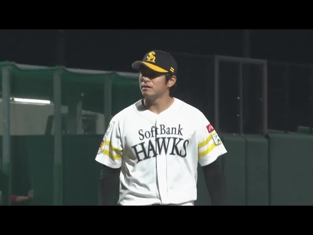【ファーム】最後は変化球で三振!! ホークス・古川侑利 2イニングを無安打無失点に抑える好投!!  2024年9月6日 福岡ソフトバンクホークス 対 広島東洋カープ
