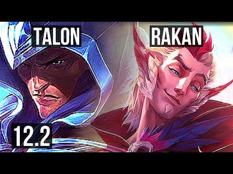 TALON vs RAKAN (MID) | 2.7M mastery, 7/1/3, 600+ games | NA Diamond | 12.2