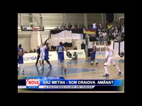 Gaz Metan vs SCM Craiova a fost amânat - NovaTv Mediaş