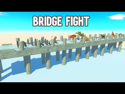 ULTIMATE BRIDGE FIGHT VS ALL UNITS - ANIMAL REVOLT BATTLE SIMULATOR - ARBS - WYVER