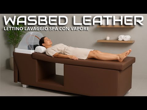 Washbed Leather lettino lavaggio spa con vapore