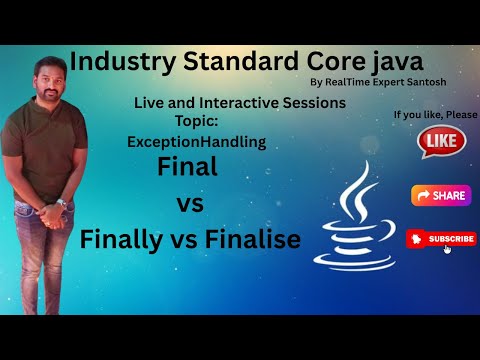 Final Vs Finally Vs Finalize In Javajava Tutorialjava For Beginners 2025full Stack Java Training