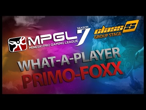 DOTA 2: What-A-Player Moment - Primo-Foxx setting up for Execration - MPGL Class S