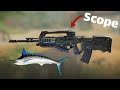 so the swordfish has free scope?