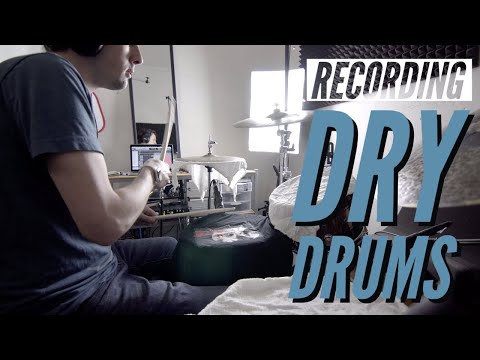Recording Dry Vintage Sounding Drums