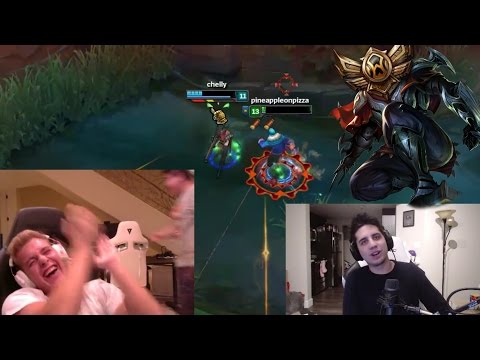 AKAADIAN KILLS HIS TEAMMATE | IWILLDOMINATE ON BRONZE 5 ZED MAIN - LoL Funny Stream Moments #112