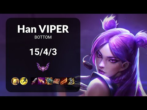 Han Viper Kai'Sa vs Xayah BOTTOM - KR  Patch 14.15