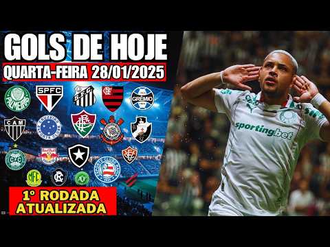 🔴  TODOS OS GOLS DESTA QUARTA FEIRA 28/01/2026 BRASILEIRÃO A , GOLS DE HOJE, GOLS DA RODADA