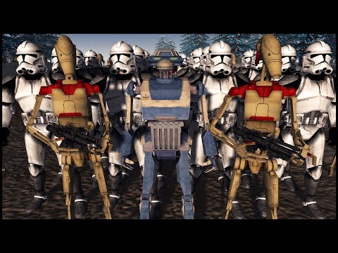 Clone P.O.W Death March! - Men of War: Star Wars Mod Battle Simulator