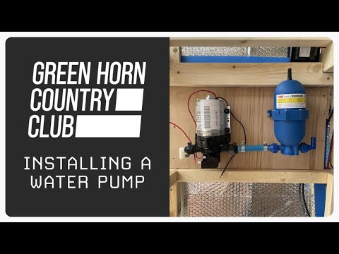 Installing a Shurflo Water Pump and Fiamma Accumulator | Plumbing | DIY Sprinter Van Conversion UK