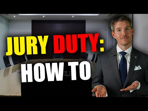 How to serve on a Jury. Lawyer's secrets for Jurors