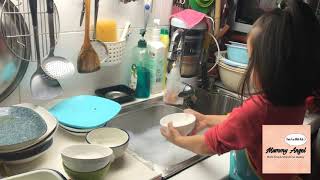 🎬 4歳妹妹學習洗碗日記