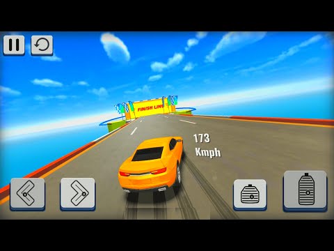 Mega Ramp Car Racing Stunts 3D - Impossible Tracks - Level 1-3 - Android Gameplay