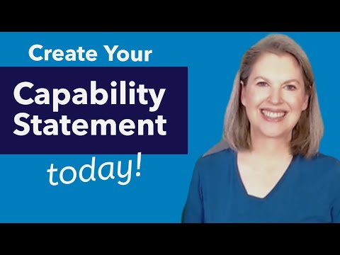 How to Write a Winning Capability Statement