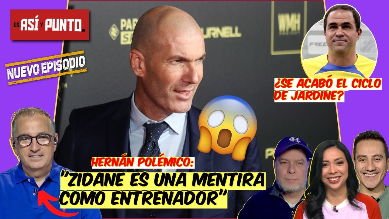 Zidane ES UN LIMITADO. Ganó TRES CHAMPIONS con REAL MADRID por EL EQUIPO que TENÍA | Es Así y Punto