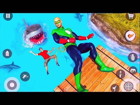 Flying Spider Rope Hero Crime Simulator | Superhero Rescue Mission Gameplay | Games Zone
