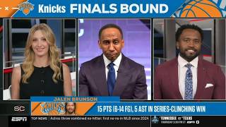 “Jalen Brunson will win it all.” - Stephen A. Smith excited by Knicks sweep Cavs to reach NBA Finals