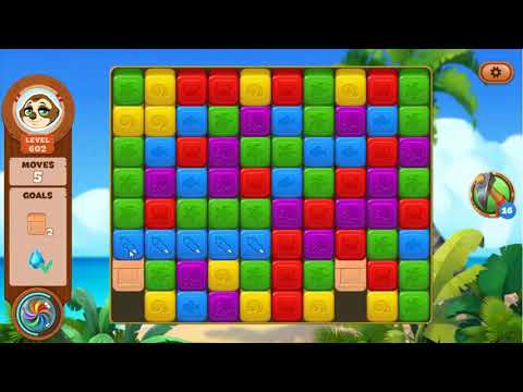 Lost Island Blast Adventure Level 602 - No Boosters