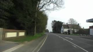 preview picture of video 'Driving Along The B4084 From Worcester To Drakes Broughton, Worcestershire 27th March 2011'