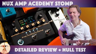 Video thumbnail for NUX Amp Academy Stomp - Detailed review with NULL TEST vs real amp! by Leo Gibson