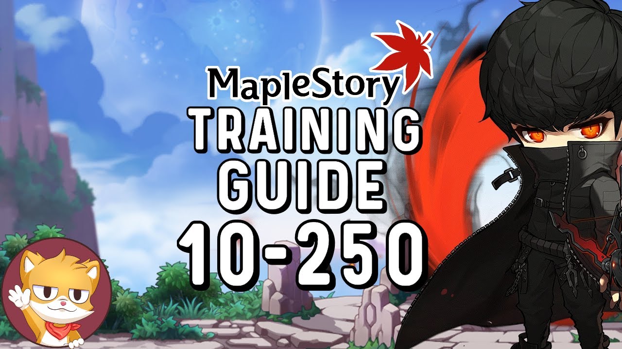 MapleStory Training Guide Level 10 to 250 | Reboot & Regular | GMS